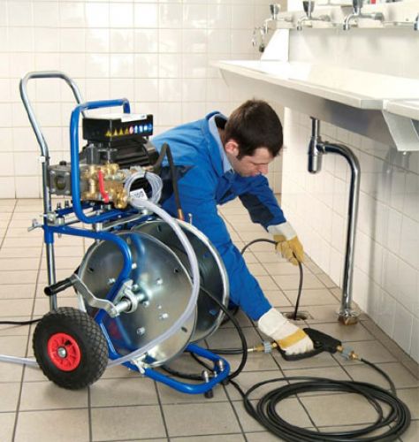 Preparation for drain cleaning and maintenance
